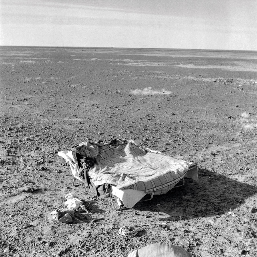 Sidney Nolan (Australian, 1917-1992) 'Untitled (camp bed)' 1952