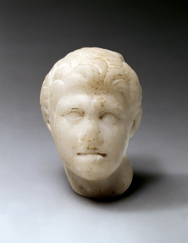 Head of Alexander (fragment of a figure)  175-150 BC