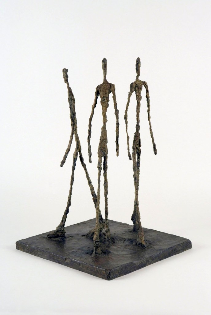 Alberto Giacometti (Swiss, 1901-1966) 'Three Men Walking' 1948