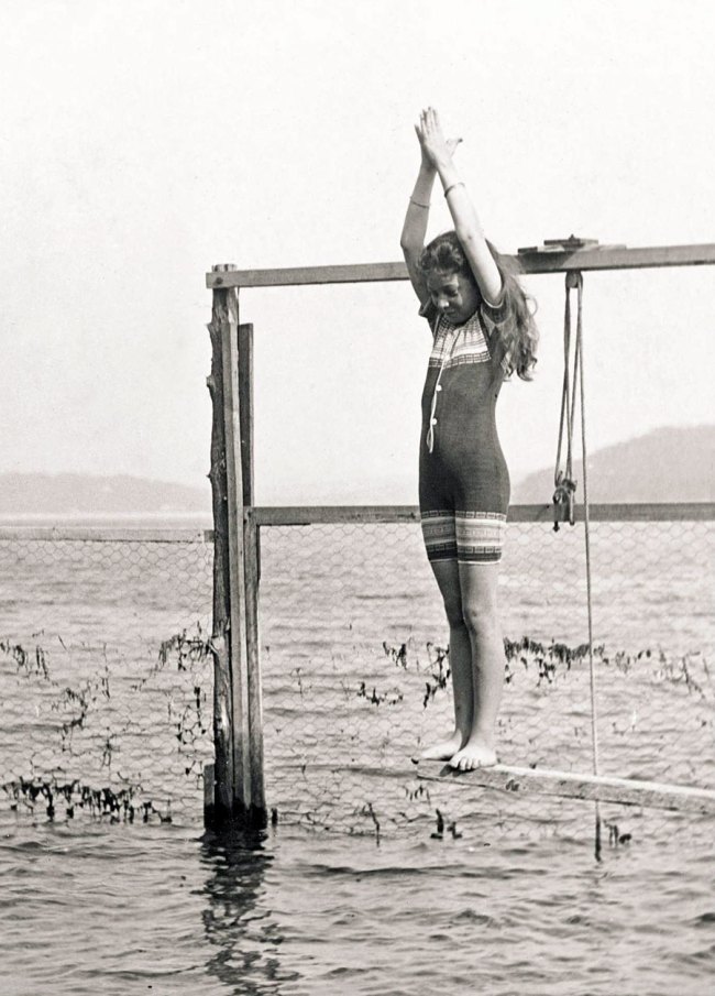 Arthur Wigram Allen (Australian, 1894-1967) 'Joyce preparing to dive 15 January 1905' 1905