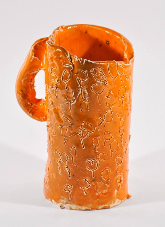 Kaye McDonald. 'Not titled (orange mug)' 2010