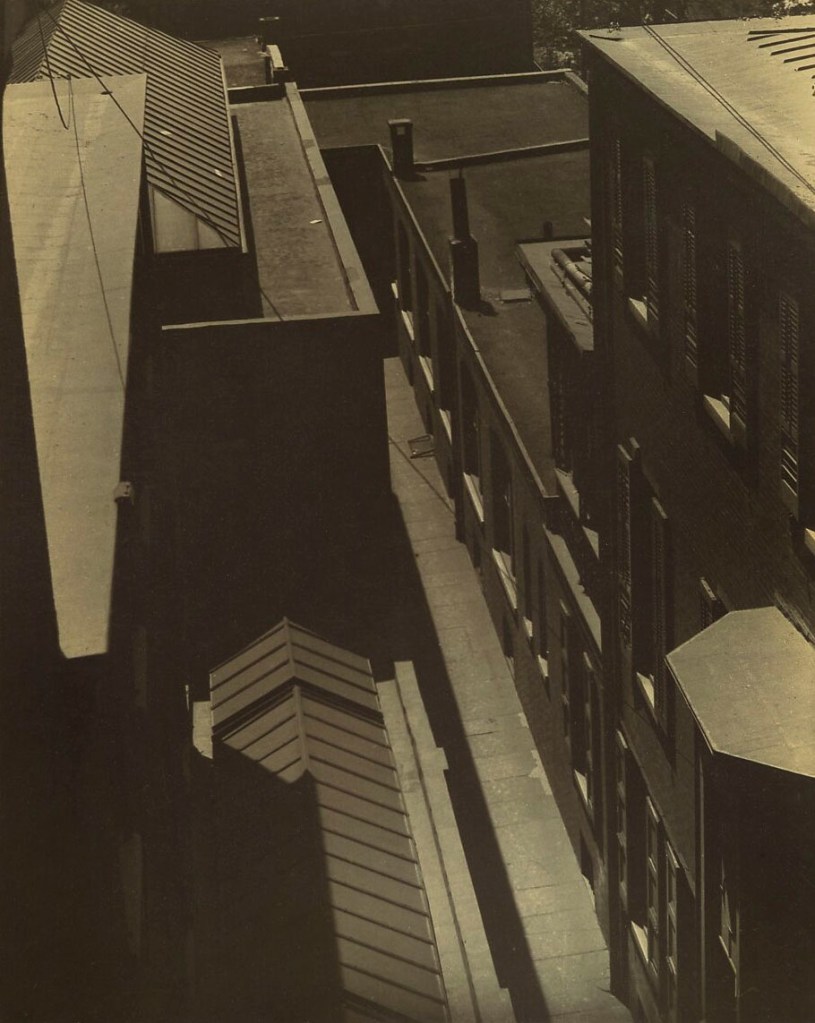 Morton Schamberg (American, 1881–1918) '[View of Rooftops]' 1917