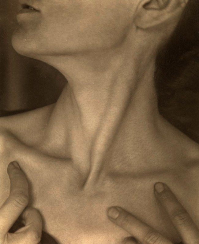 Alfred Stieglitz (American, 1864-1946). 'Georgia O'Keeffe - Neck' 1921