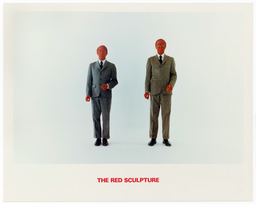 Gilbert & George. 'The Red Sculpture' 1975