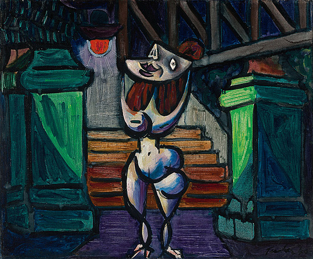 Albert Tucker (Australian, 1914-1999) 'Image of Modern Evil: Paris Night' 1948