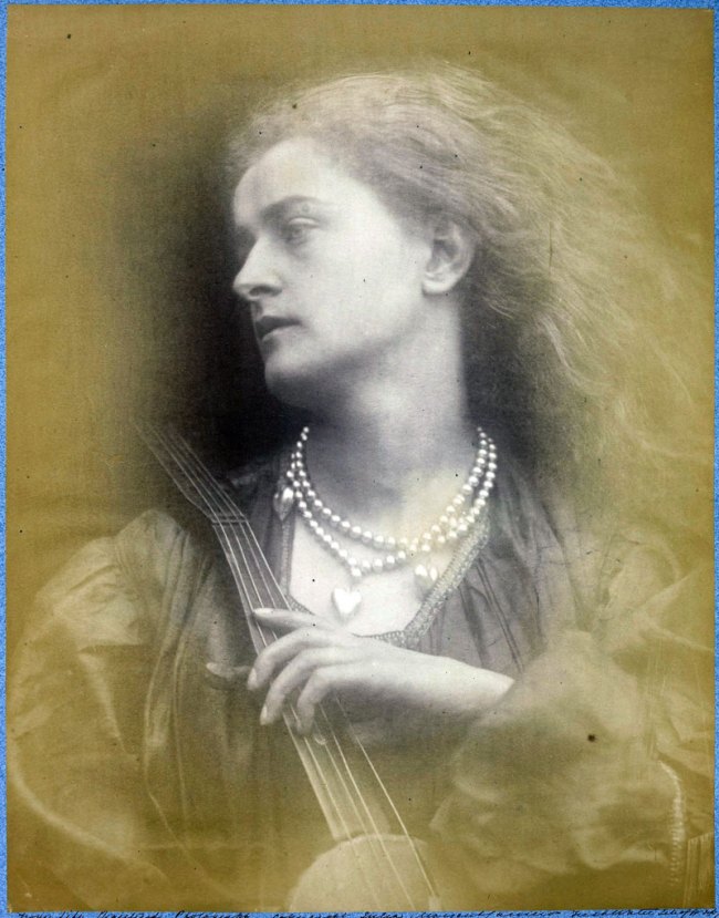 Julia Margaret Cameron  (British, 1815-1879) 'And Enid Sang' 1874