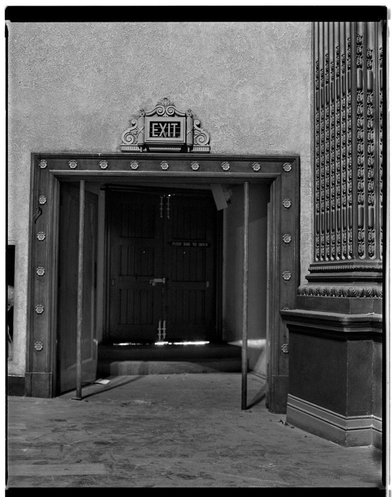 Marcus Bunyan (Australian, b. 1958) 'Exit' from 'The Regent Theatre' series 1991