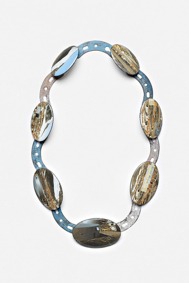 Kirsten Haydon (New Zealand, b. 1973) 'ice movement', neckpiece, 2011