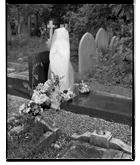 Marcus Bunyan. 'Covered figure with graves' 1993