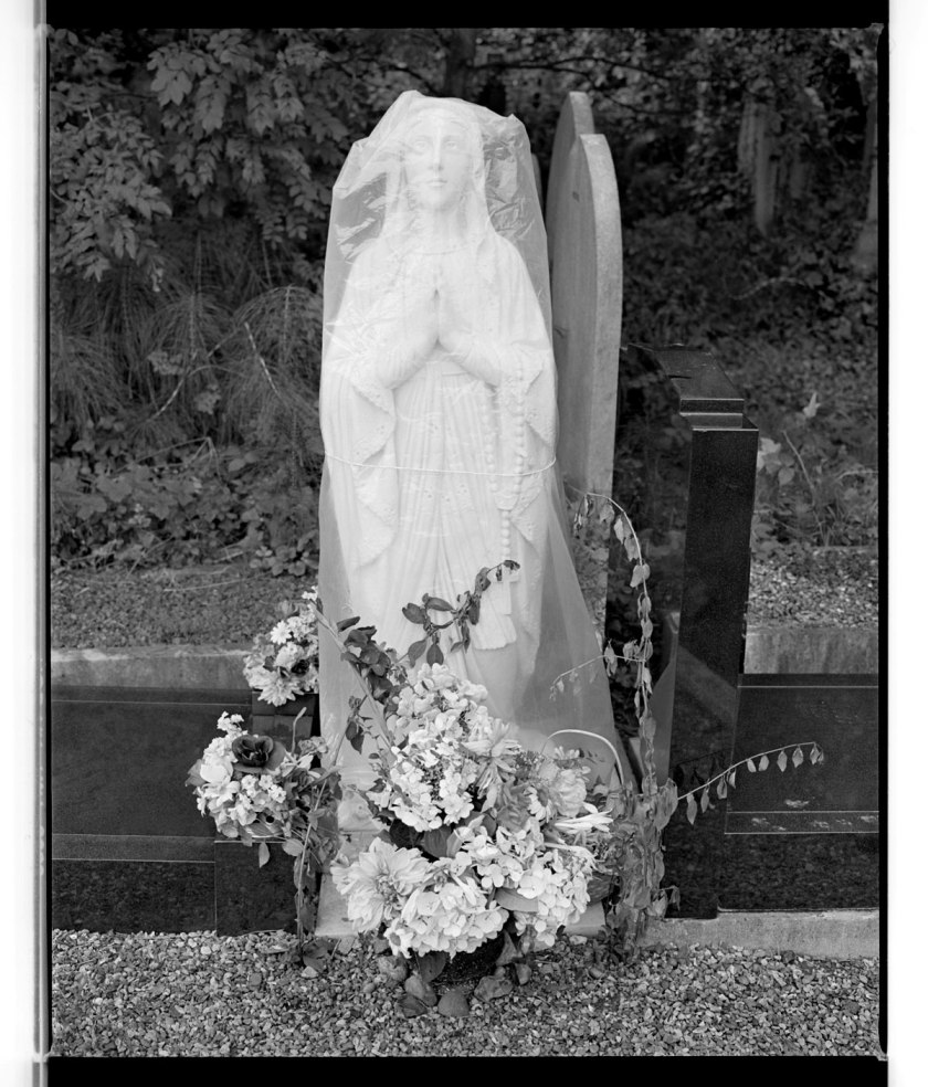 Marcus Bunyan. 'Covered figure with flowers' 1993