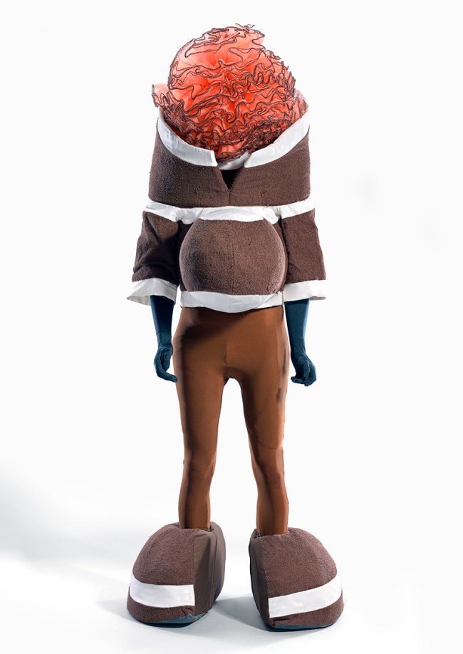 Leigh Bowery (Australia 1961-1994, worked in England 1981-1994) 'Pregnant tutu head' 1992