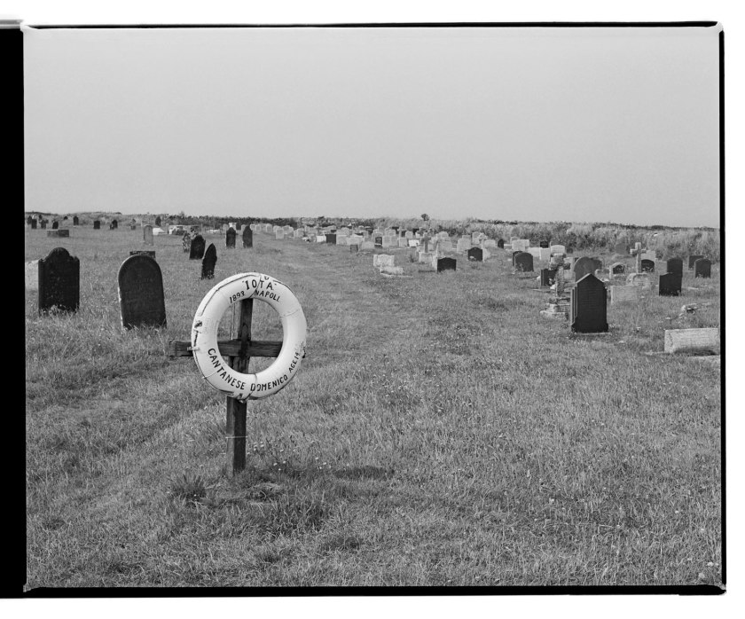 Marcus Bunyan. 'IOTA, 1893, Napoli, Cantanese Domenico, age 14 with gravestones' 1993
