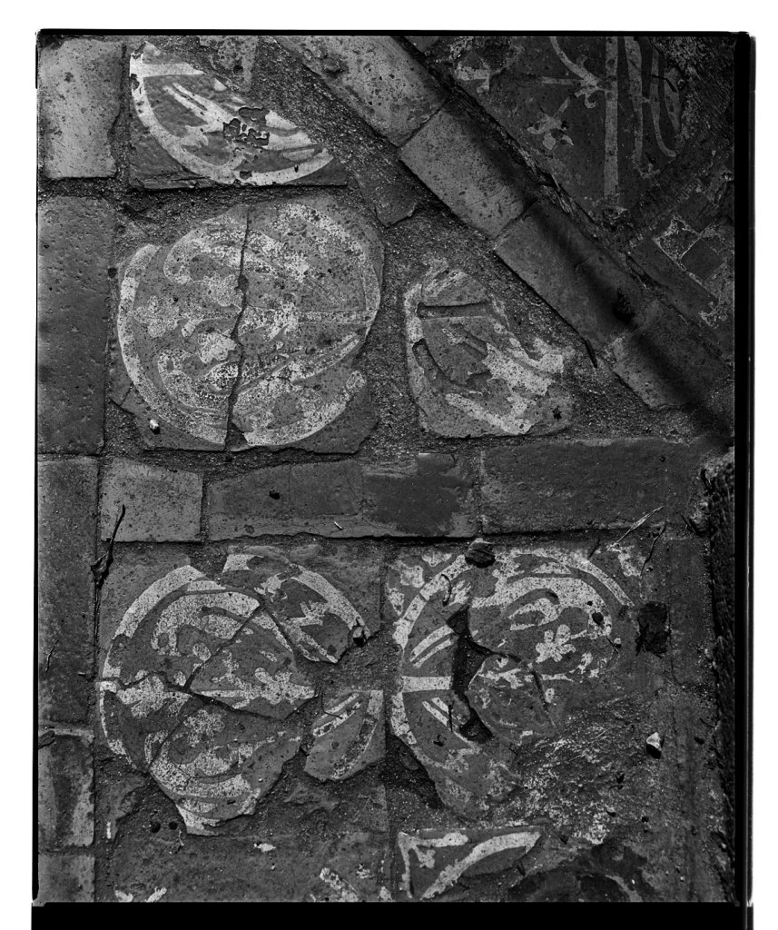 Marcus Bunyan. 'Medieval tiles' 1994 from the series 'Orphans and small groups' 1994-1996