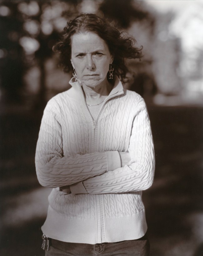 Judith Joy Ross (American, b. 1946) 'Lynn Estomin, Protesting the U.S. War in Iraq, Williamsport, Pennsylvania' from the series 'Protest the War' 2006