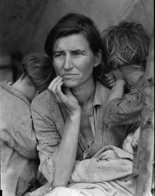 Dorothea Lange (American, 1895-1965) 'Migrant Mother, Nipomo, California' 1936, printed c. 2003