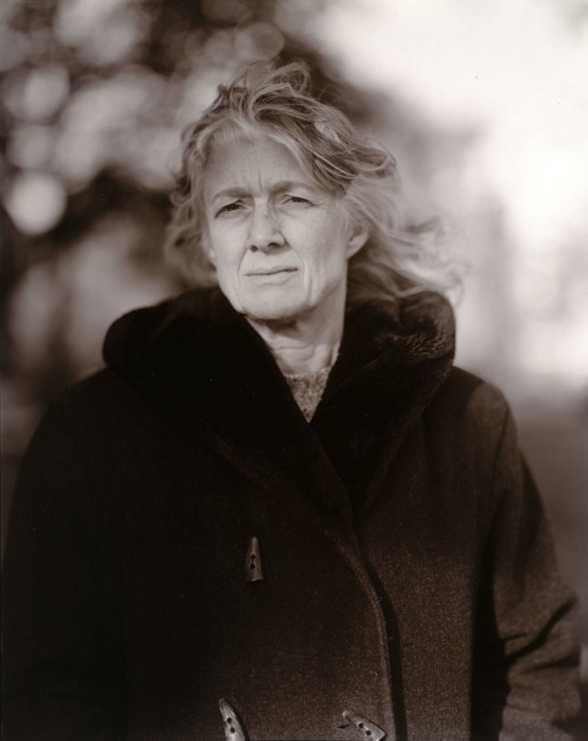 Judith Joy Ross (American, b. 1946) 'Jane C. Keller, Protesting the U.S. War in Iraq, Williamsport, Pennsylvania' from the series 'Protest the War' 2006