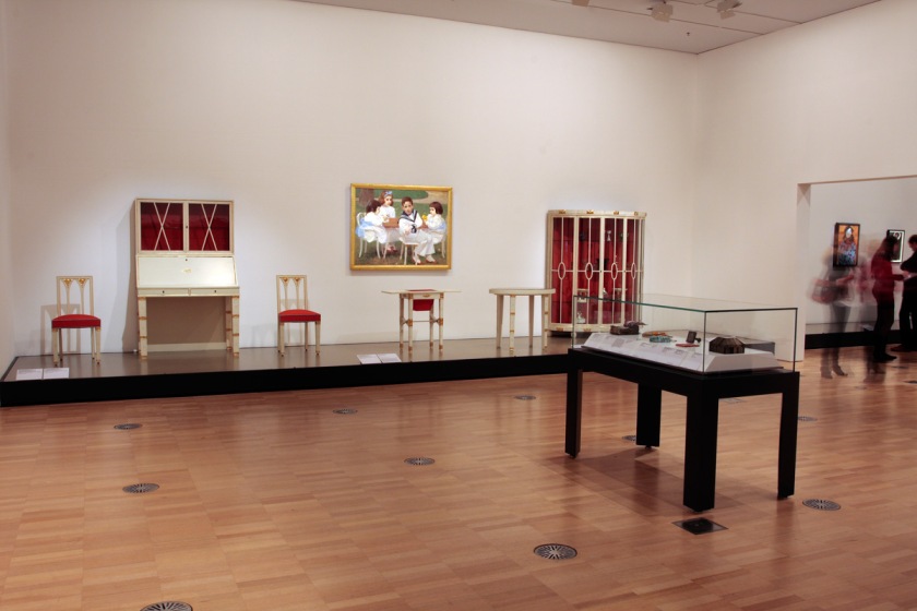 Installation view of room seven of the exhibition 'Vienna - Art & Design' at the National Gallery of Victoria