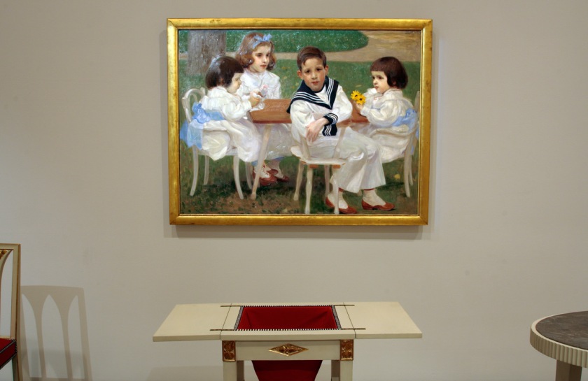 Ferdinand Andri (Austrian, 1871-1956) 'The Gallia children' 1901