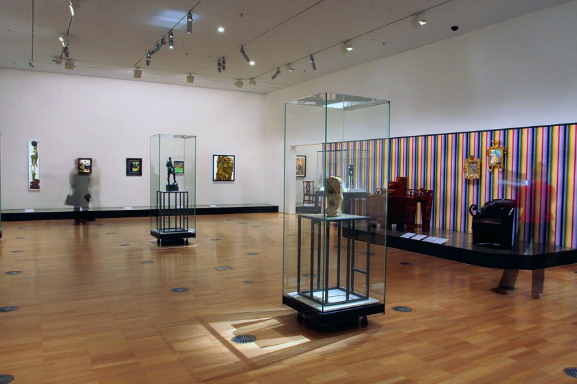 Installation view of room eight of the exhibition 'Vienna - Art & Design' at the National Gallery of Victoria