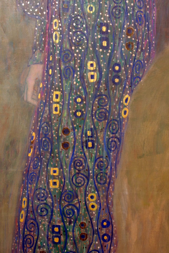 Gustav Klimt (Austria 1862-1918) 'Emilie Flöge' 1902 (installation detail)