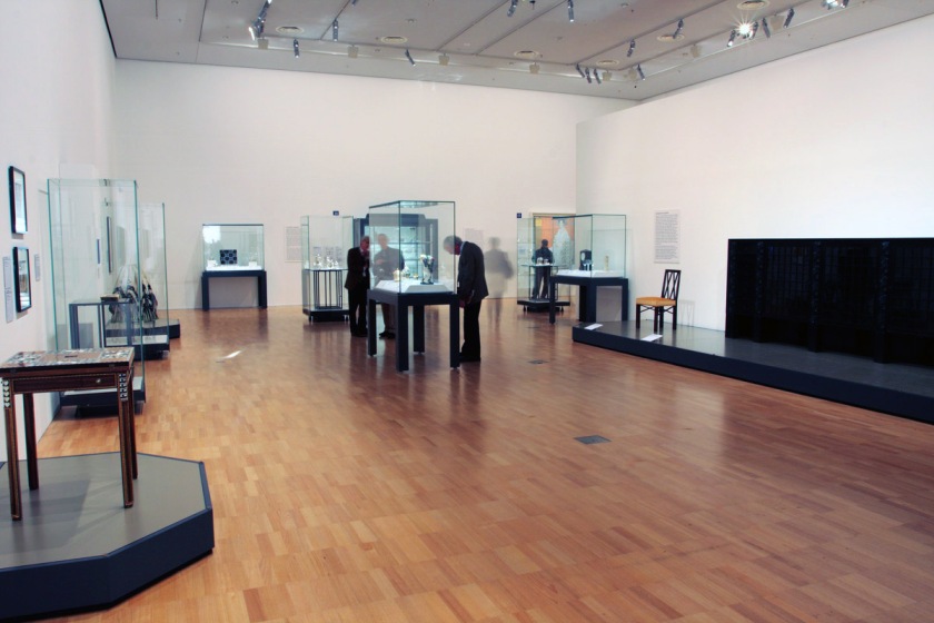 Installation view of room six of the exhibition 'Vienna - Art & Design' at the National Gallery of Victoria