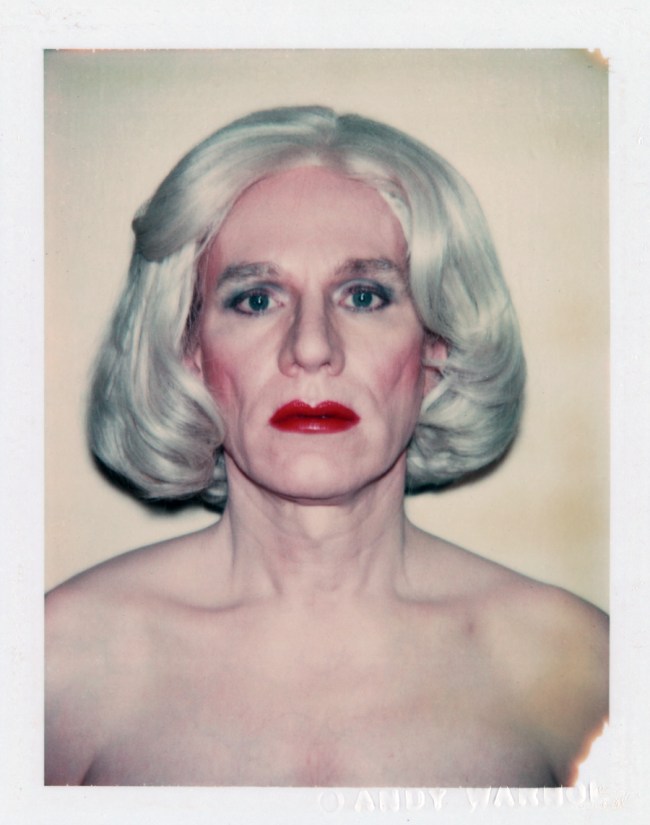 Andy Warhol (American, 1928-1987) 'Self-Portrait in Drag (Platinum Pageboy Wig)' 1981