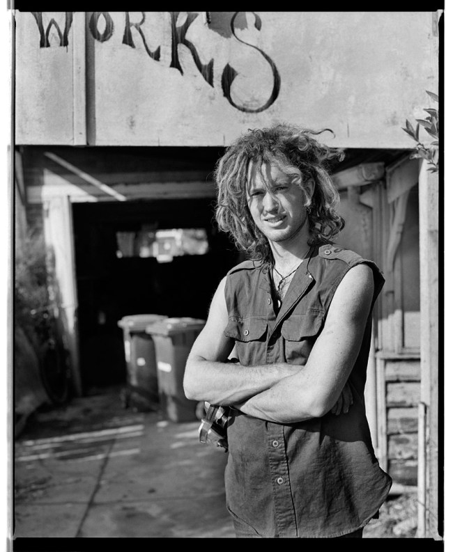 Marcus Bunyan (Australian, b. 1958) 'Jerry, Bent Metal, Punt Road, South Yarra' 1991-1992