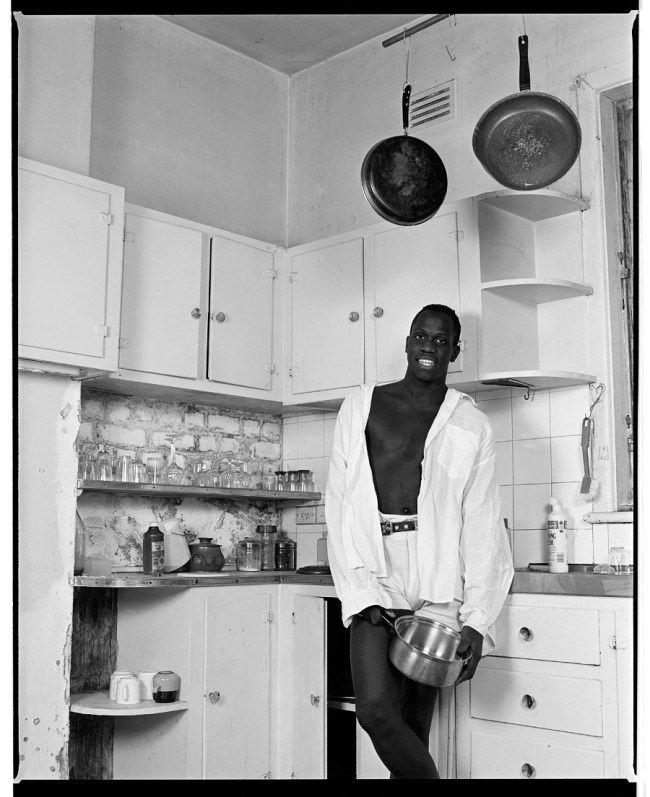 Marcus Bunyan (Australian, b. 1958) 'Lawrence in the kitchen, Punt Road, South Yarra' 1991-1992