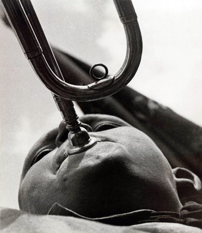 Alexander Rodchenko (Russian, 1891-1956) 'Pioneer with a trumpet' 1930 