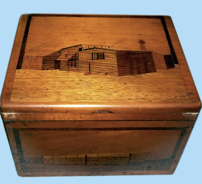 'Wooden box containing glass plates' c. 1915-1918