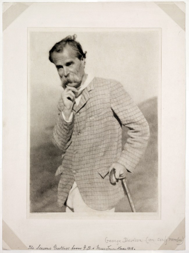 Alvin Langdon Coburn (American, 1882-1966) 'George Davison' 1918