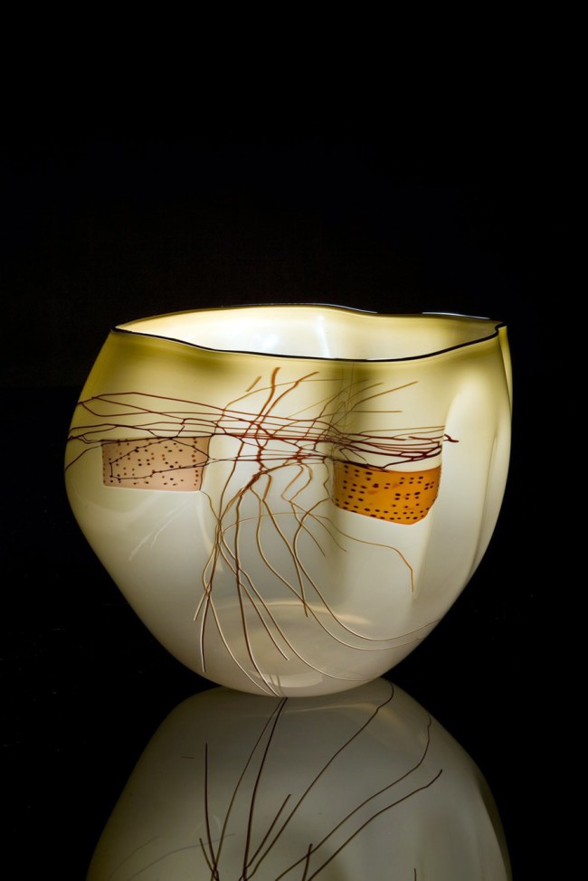 Dale Chihuly (American, b. 1941) 'Tabac Basket' 2008