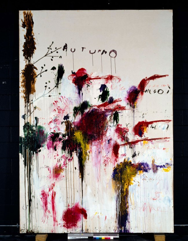 Cy Twombly (American, 1928-2011) 'Quattro Stagioni: Autunno' 1993-5