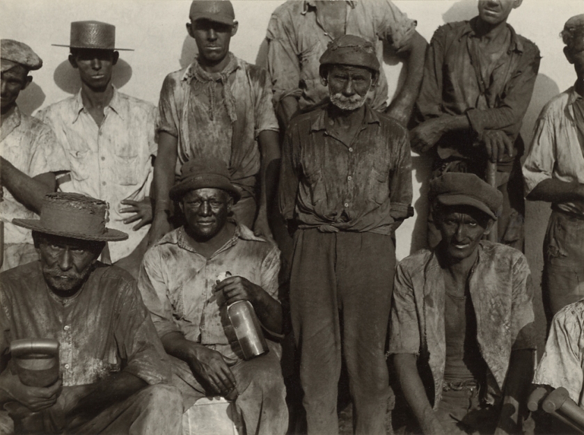 Walker Evans (American, 1903-1975) 'Coal Dockworkers, Havana' 1933