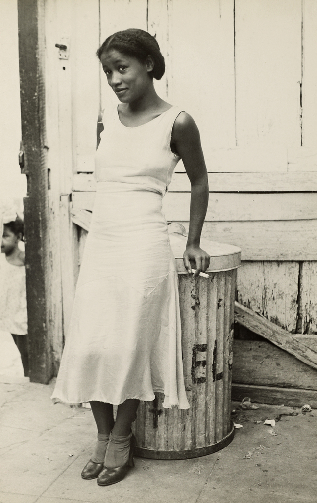 Walker Evans (American, 1903-1975) 'Woman in a Courtyard' 1933