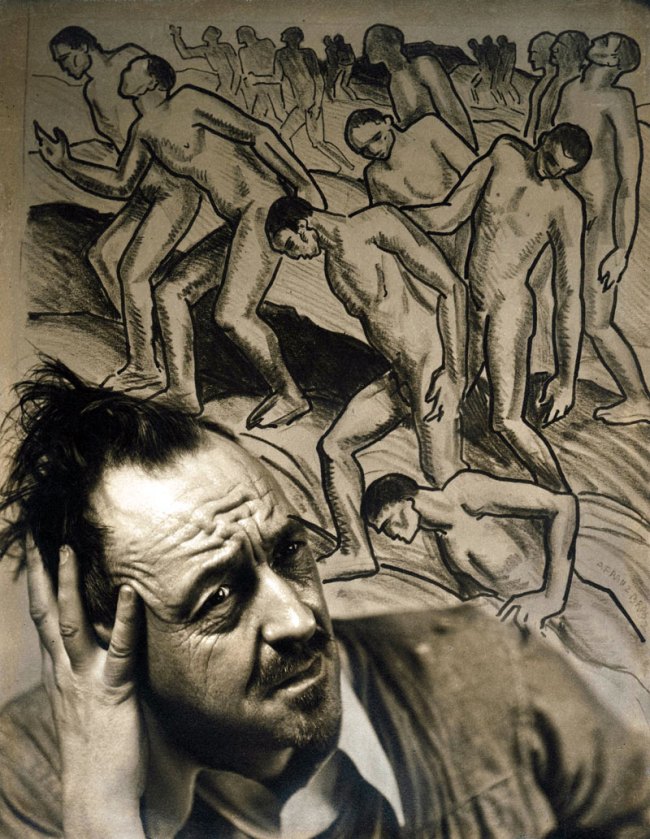 Virna Haffer (American, 1899-1974) 'Franz Brasz, The Artist' c. 1937