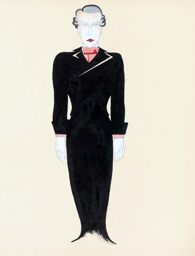 László Moholy-Nagy (Hungarian, 1895-1946) 'Costume Design for Tales of Hoffmann' 1929