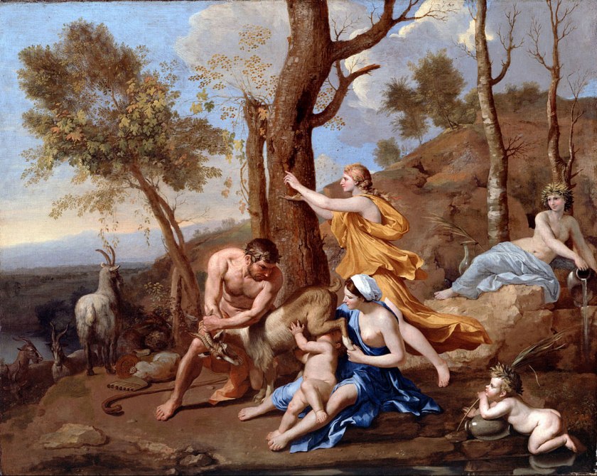 Nicolas Poussin (French, 1594-1665) 'The Nurture of Jupiter' mid 1630s