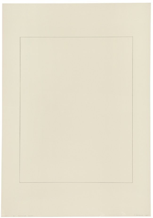 Robert Mangold (American, b. 1937) '104" Perimeter Series' 1969 Robert Mangold (American, b. 1937) '104" Perimeter Series' 1969