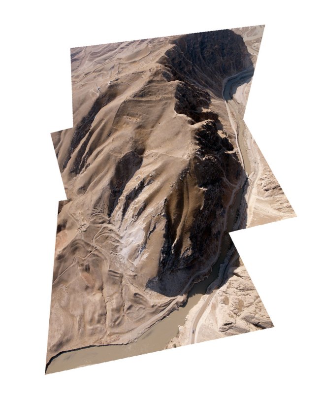 Raphaël Dallaporta (French, b. 1980) 'Ruins (Season 1), The Balkh-AB gorges, Afghanistan' 2011