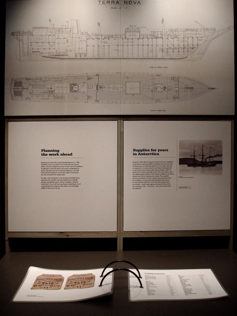 Neerav Bhatt (photographer) Installation view of the exhibition 'Scott's Last Expedition' at the Australian National Maritime Museum, Sydney, June - October 2011