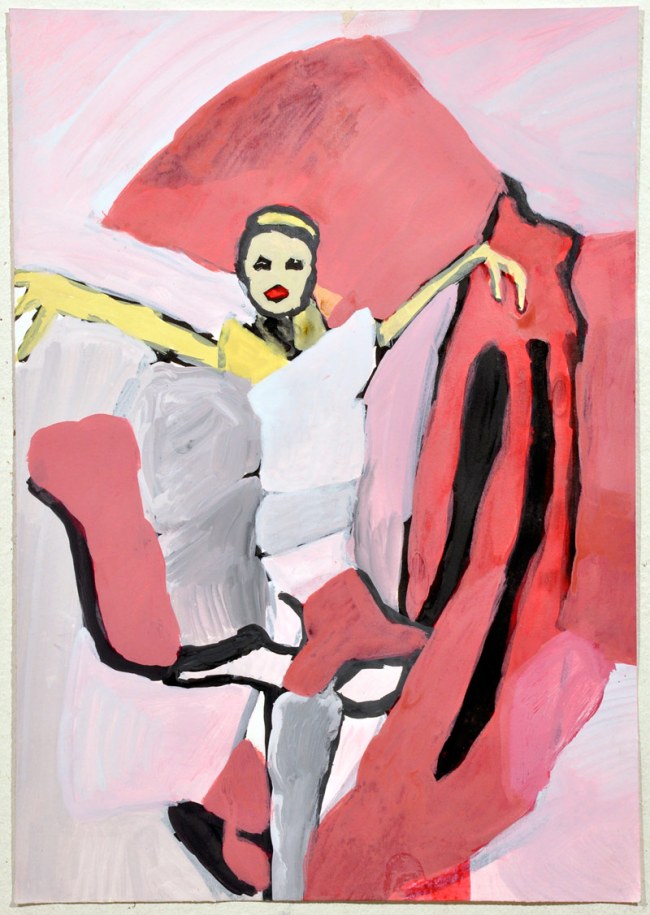 Paul Hodges (Australian, b. 1974) 'Not titled (Pink Dancer)' 2010