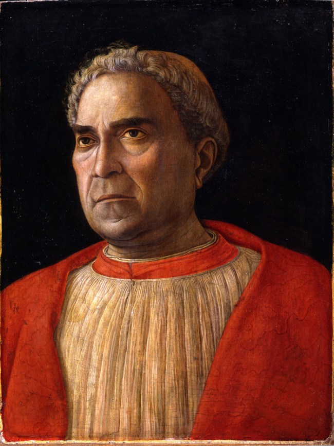 Andrea Mantegna (Italian, 1431-1506) 'Portrait of Cardinal Ludovico Trevisano' c. 1459 