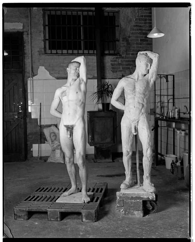 Marcus Bunyan. 'Marcus as The Fool (posing for the sculptor Fredrick White)' 1991-92