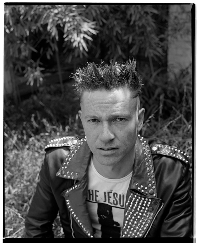 Marcus Bunyan (Australian, b. 1958) 'Self-portrait in Punk Jacket' 1991-1992