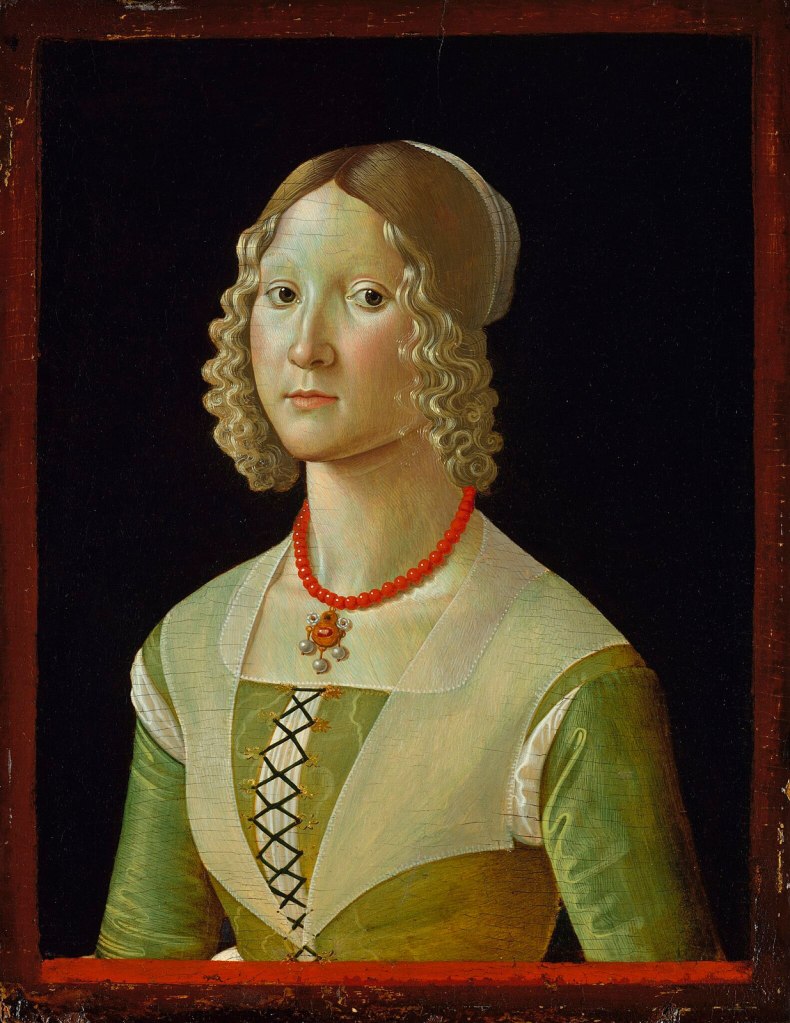 Davide Ghirlandaio (Italian, 1452-1525) 'Selvaggia Sassetti (born 1470)' Between 1487 and 1488