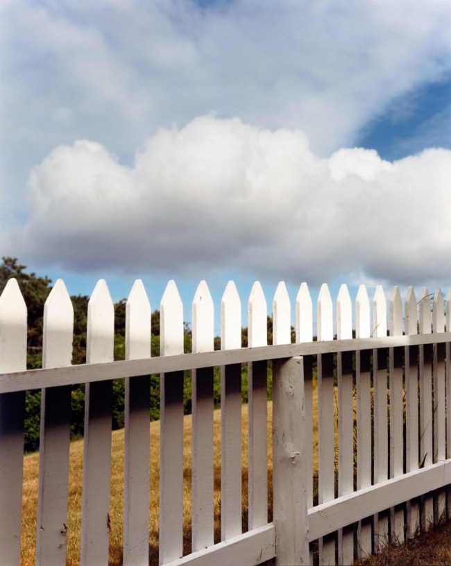 Joel Meyerowitz (American, b. 1938) 'Fence, Truro' negative 1976; print 1992