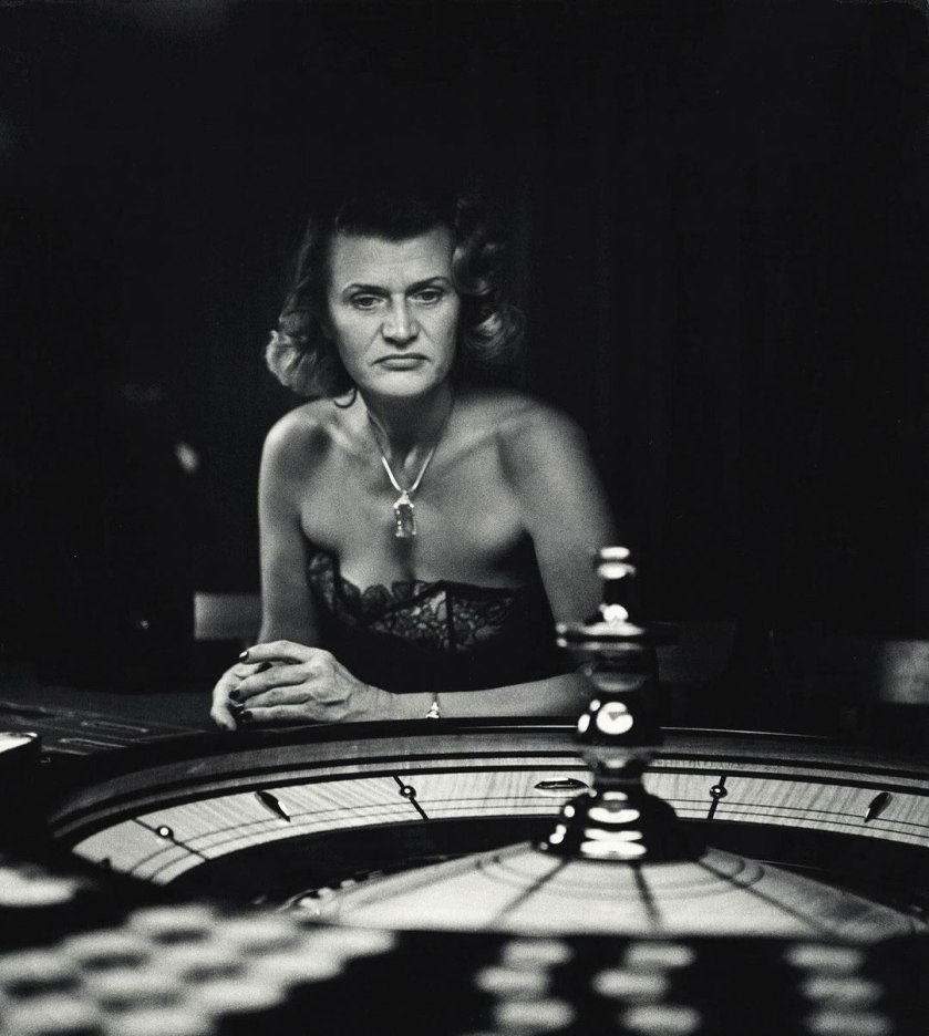 Gordon Parks (American, 1912-2006) 'A Gambling Woman, Caribe Hilton Hotel, San Juan, Puerto Rico' December 1949