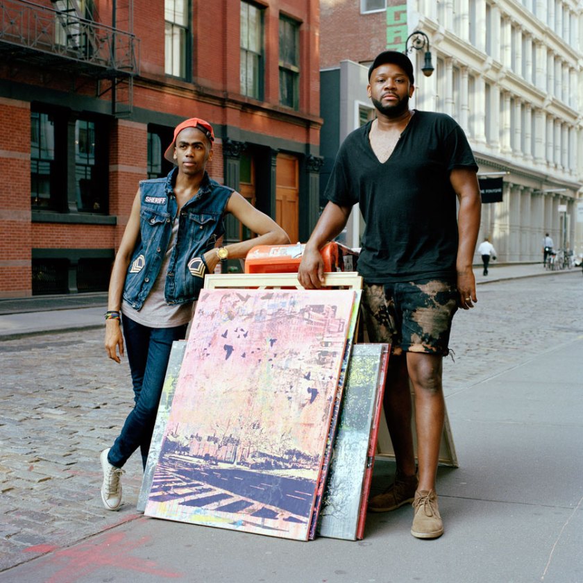 Selina Ou (Australian born Malaysia, b. 1977) 'Darren, Model and Carlito, Artist, Soho, New York' 2011