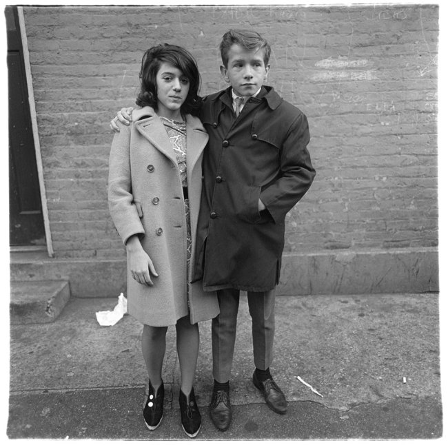 Diane Arbus (American, 1923-1971) 'Teenage couple on Hudson Street, N.Y.C. 1963' 1963